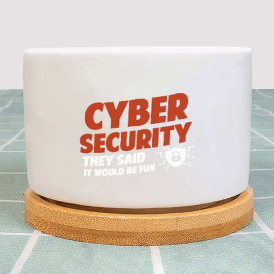 Cyber Security They Said It Would Be Fun Analyst Plant Pots