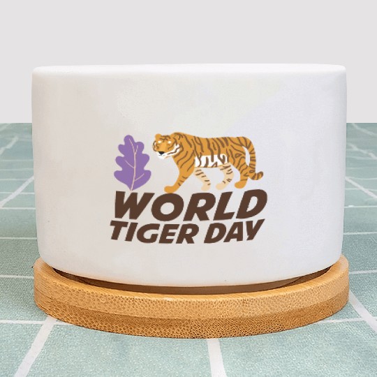 tiger lion Plant Pots