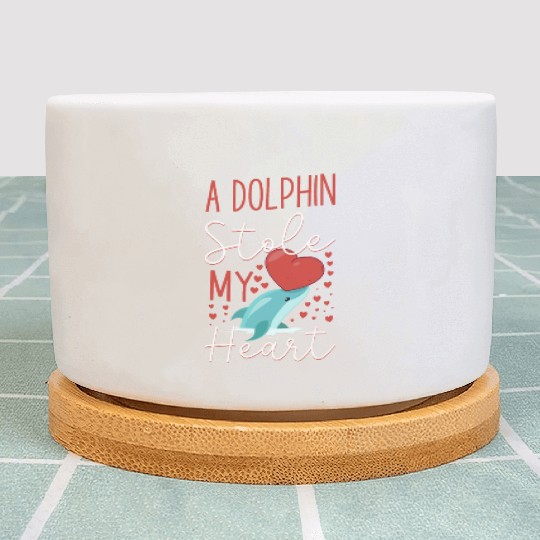 Dolphin Valentines Day A Dolphin Plant Pots