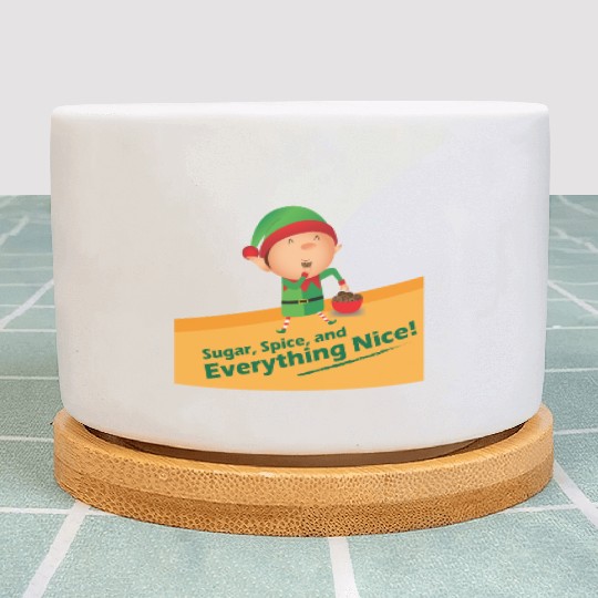 Elf Diet - Christmas Plant Pots