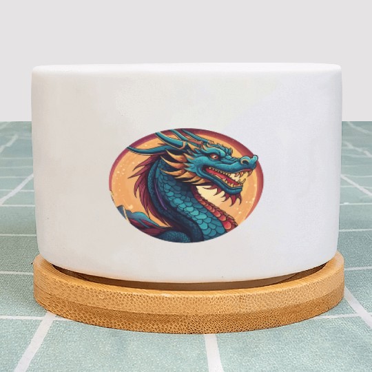 traditional Chinese dragon Plant Pots