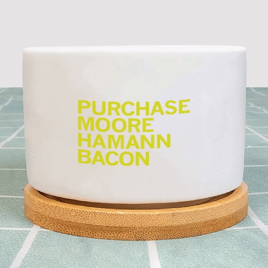 Purchase Moore Hamann Bacon Plant Pots lowa Players