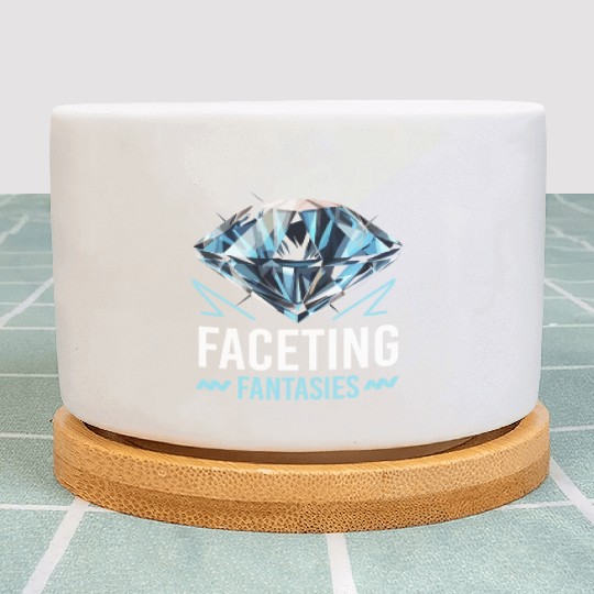 Lapidary Artist Gemstone Stone Collecting Stone Plant Pots