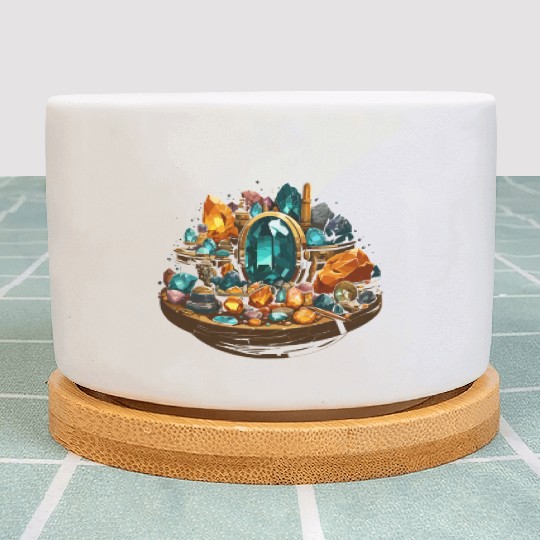 Lapidary Artist Gemstone Stone Collecting Stone Plant Pots