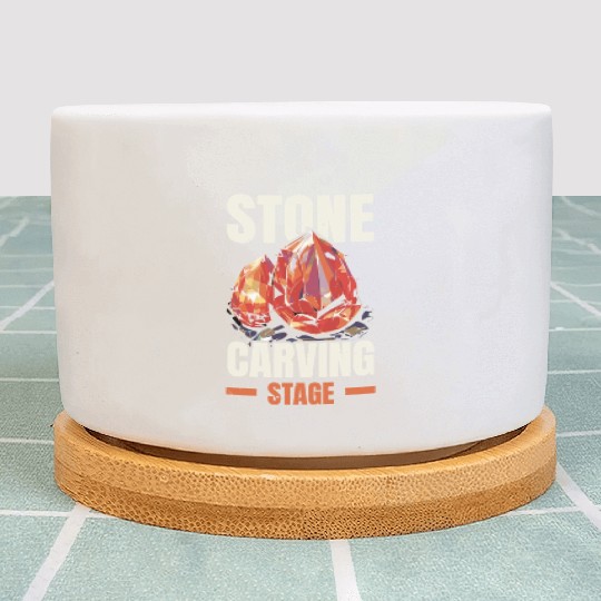 Lapidary Artist Gemstone Stone Collecting Stone Plant Pots