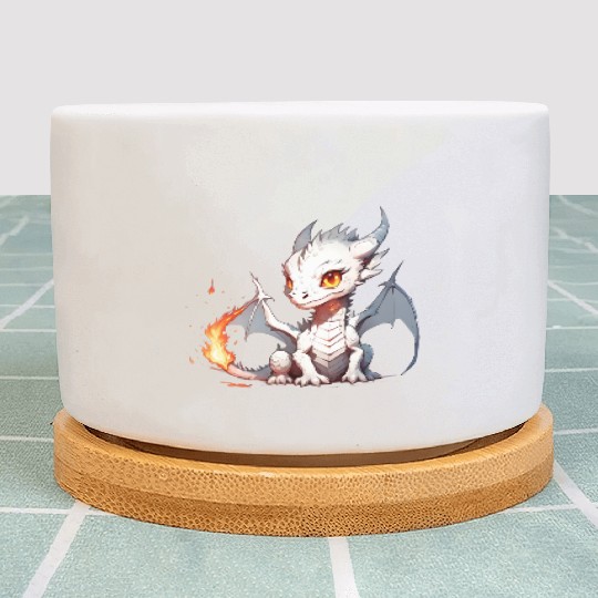 Young fire dragon Plant Pots