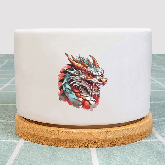 Chinese Dragon Head Plant Pots design