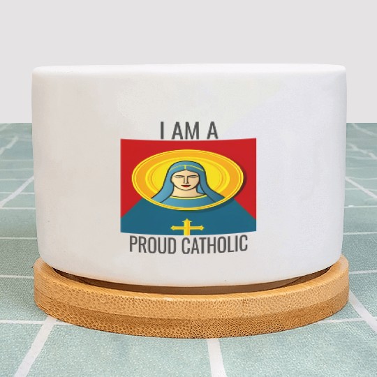 A Proud Catholic Plant Pots.