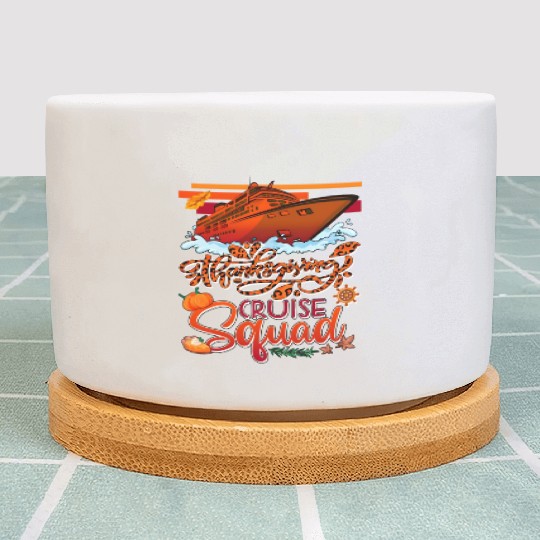 Thangiving Cruise Squad Cruise Ship Fall Pumpkins Plant Pots