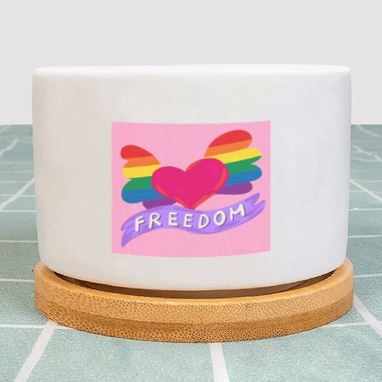 Love Freedom Plant Pots