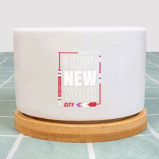 T ShirtI love new york Plant Pots