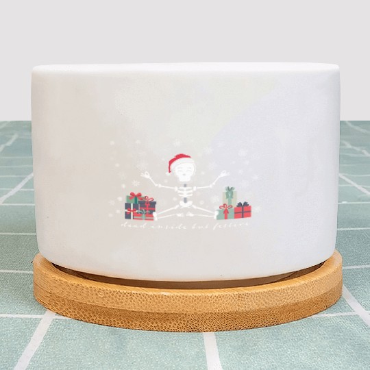 Dead Inside but Festive Plant Pots