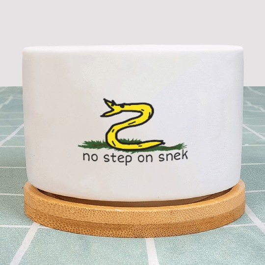 No Step On Snek Plant Pots