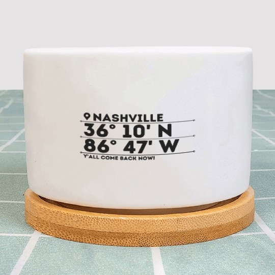 Nashville: Music City, USA Plant Pots