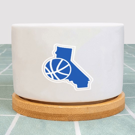 California Basketball Warriors Plant Pots