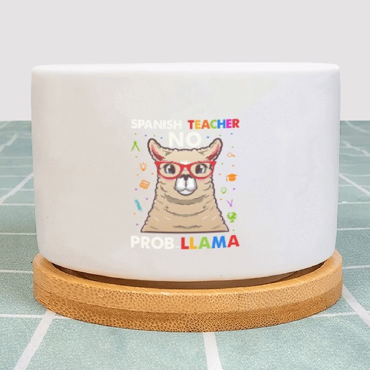 Spanish Teacher No Pro llama Plant Pots