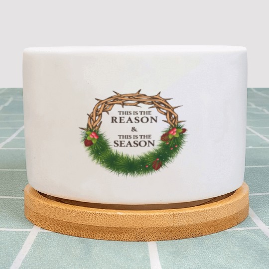 Jesus is King and is the Reason for the Season Plant Pots