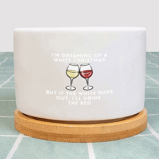 Dreaming of a white christmas - or maybe red Plant Pots