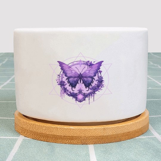 Enchanted Butterfly Witchcraft Fairycore Ethereal Plant Pots