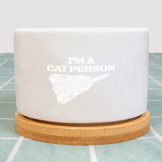 I'm Cat Person F14 Tomcat Fighter Jet Schematicf14 Plant Pots
