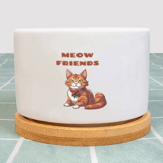 Meow Friends Plant Pots
