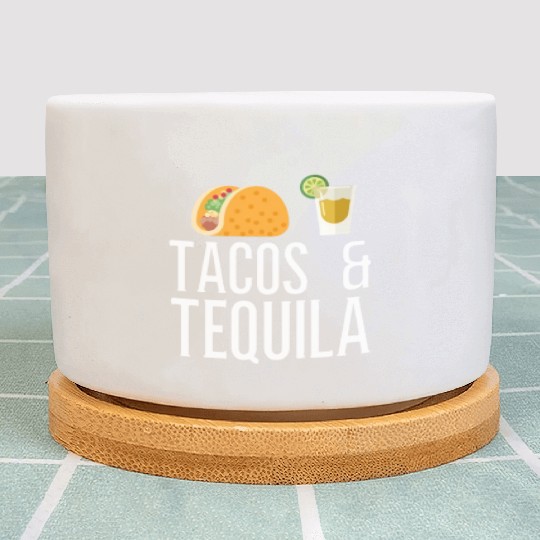 Tacos And Tequila Best Mexican Culture Southwest Plant Pots