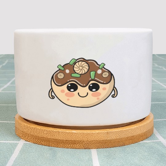 Cute Takoyaki Plant Pots