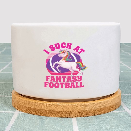 I Suck At Fantasy Football Plant Pots