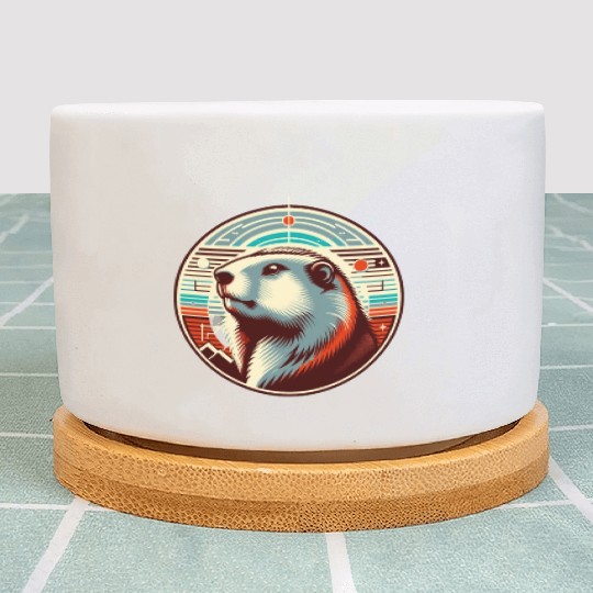 Groundhog Day 2024 Enthusiast February 2nd Plant Pots