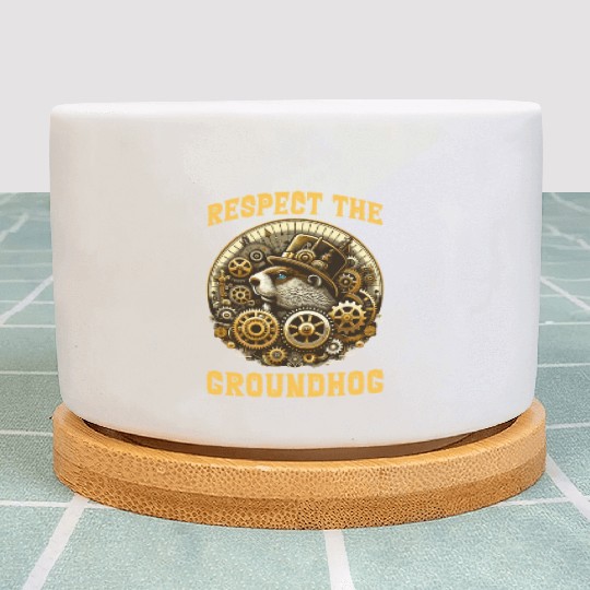 Groundhog Day 2024 Enthusiast February 2nd Plant Pots