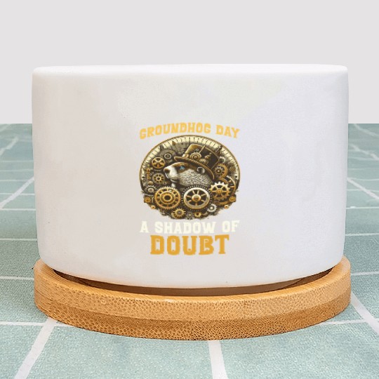 Groundhog Day 2024 Enthusiast February 2nd Plant Pots
