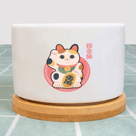 Japanese Maneki Neko Kawaii Plant Pots
