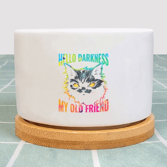 Hello Darkness My Old Friend Plant Pots