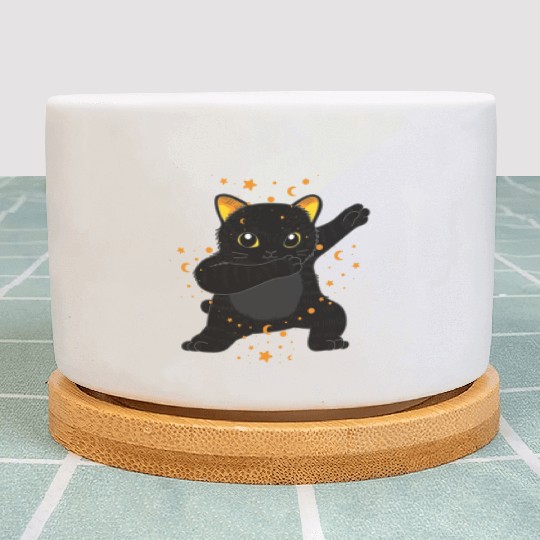 kawaii cat anime japanese retro Plant Pots