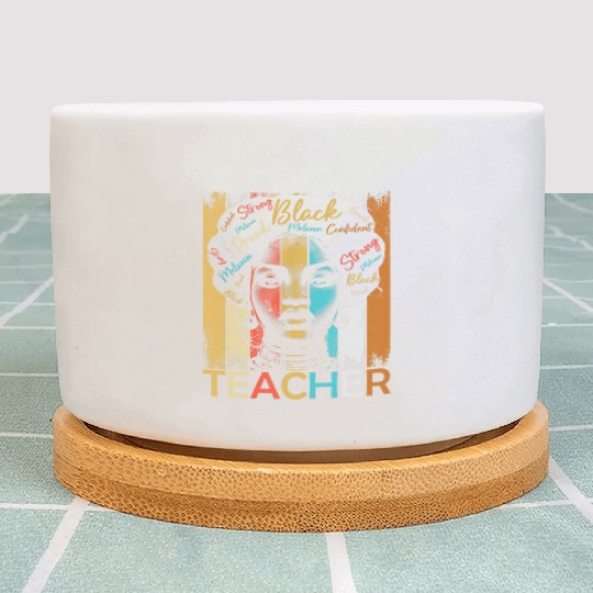 Black History Teacher Plant Pots African American Women