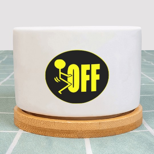 F Off ©WhiteTigerLLC.Com LIKE US ON FACEBOOK Plant Pots