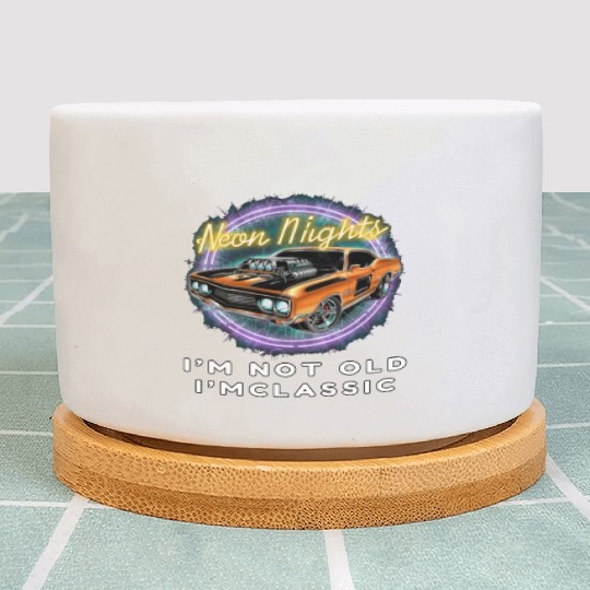 Timeless Neon Statement Plant Pots - Hot Rod