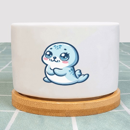 Graceful Seal Serenity Plant Pots