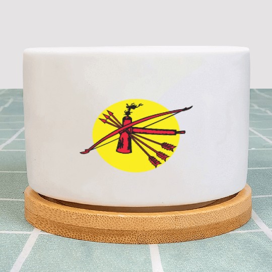 The Great Seal of Choctaw Nation of Oklahoma Plant Pots
