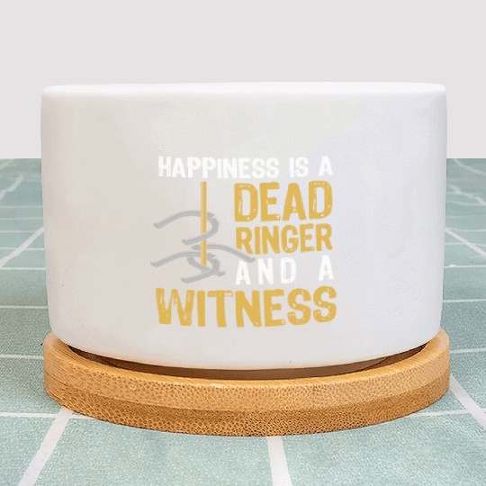 Funny Dead Ringer Horseshoe Pitching Plant Pots