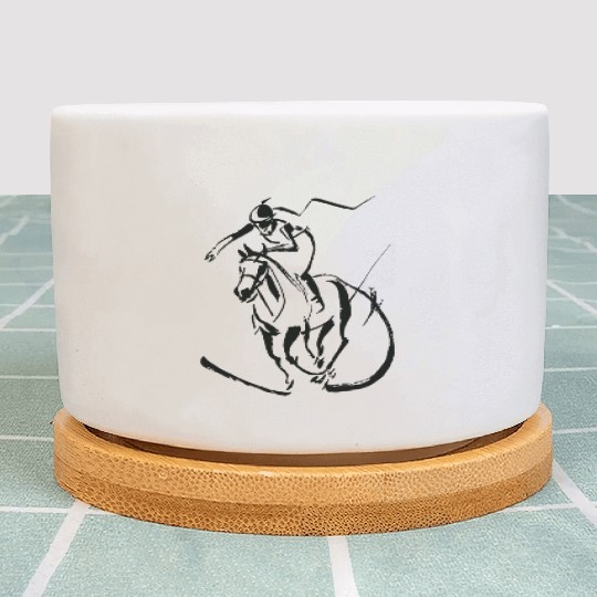 A Barrel Racing Plant Pots