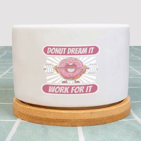 Fitness Donut Donut Gym Plant Pots