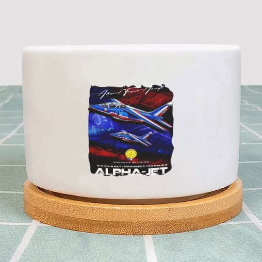 Alpha Jet Belgium Air Force Advanced Trainer Aircr Plant Pots