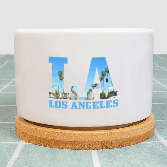 Los Angeles California LA Gift Plant Pots