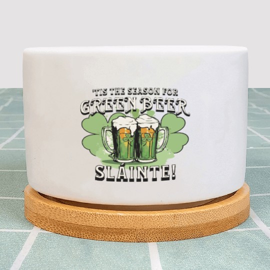 St Pat's Design This is the Season for Green Beer Plant Pots