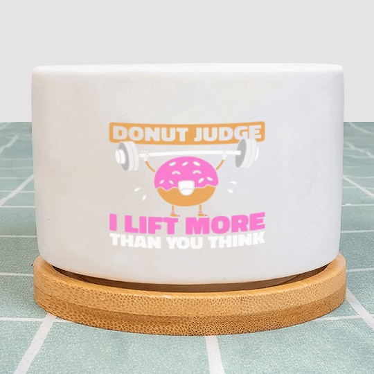 Fitness Donut Donut Gym Plant Pots