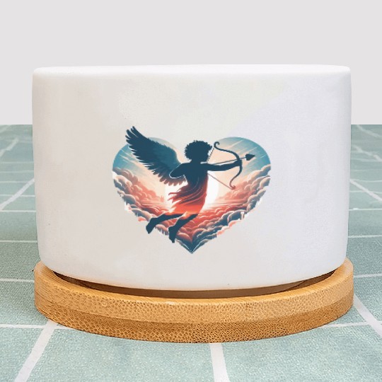 Valentine's Day Cupid shoots straight to the heart Plant Pots