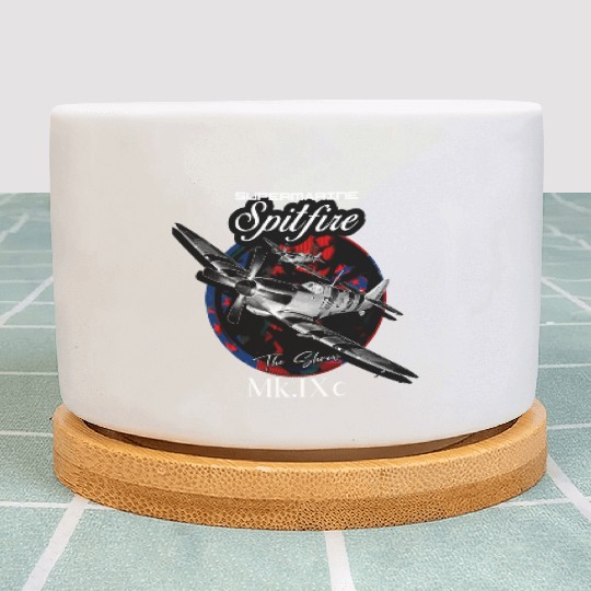 Supermarine Spitfire MK.IXc WW2 Fighter Plane Plant Pots