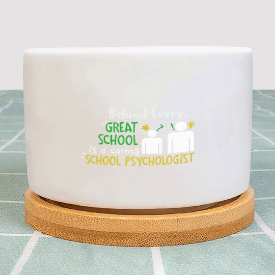 Great School and Caring School Psychologist Plant Pots