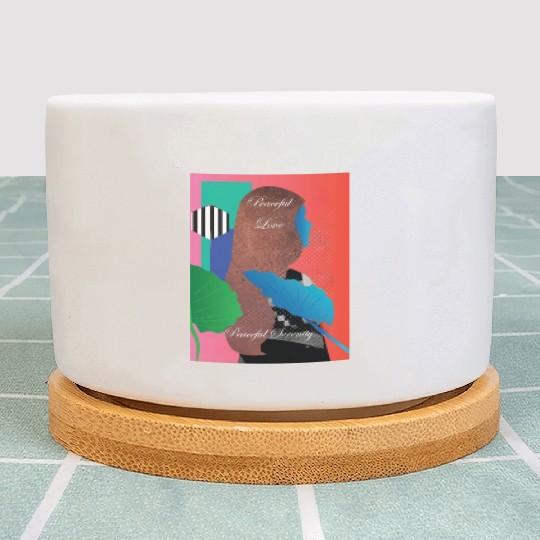 Peaceful Love, Peaceful Serenity Plant Pots